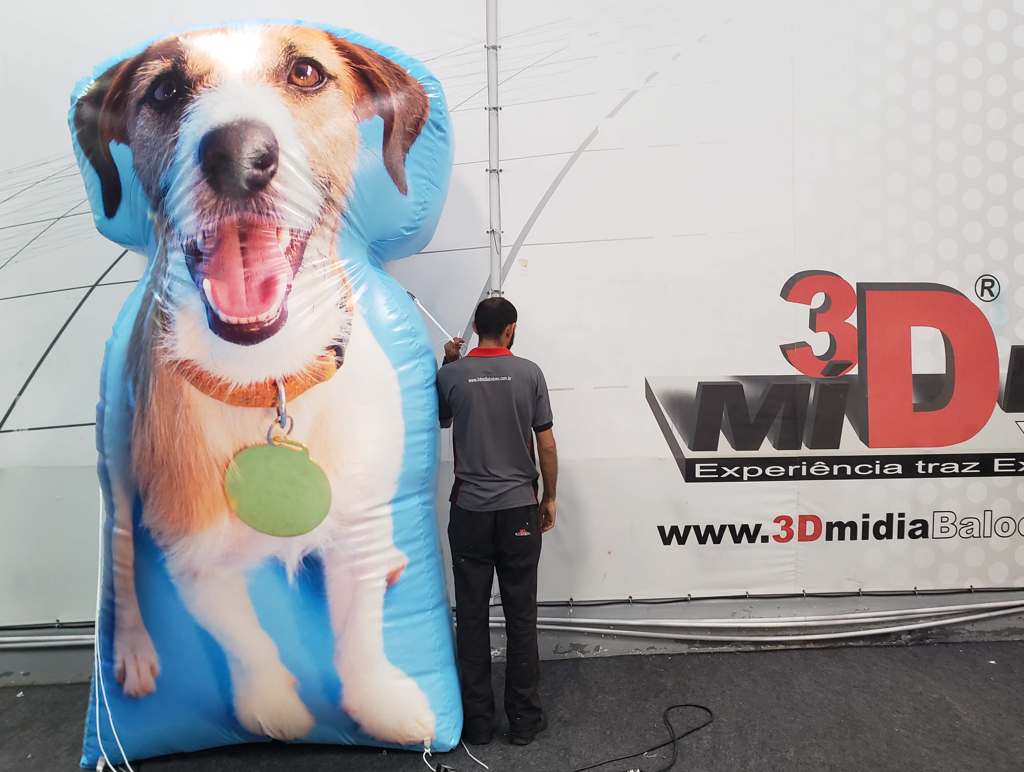 mascote inflavel